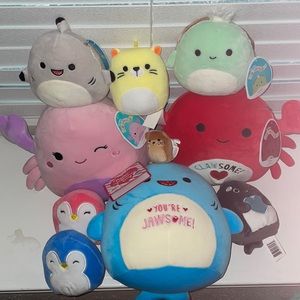 Sea life squishmallows